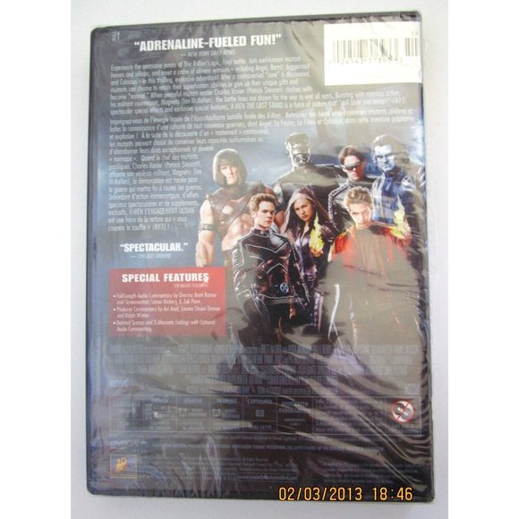 MARVEL X-3: X-Men-The Last Stand (DVD,2006,Widescreen) Hugh Jackman, NEW/SEALED - Picture 2 of 3